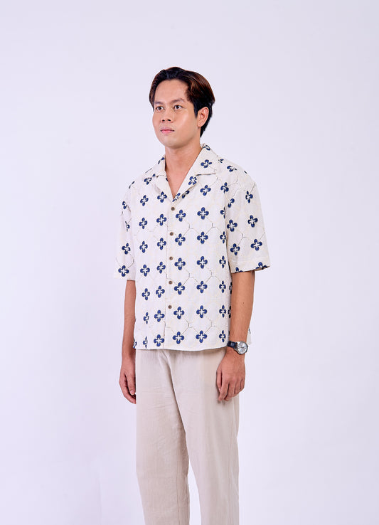 Linen Embroidered Shirt