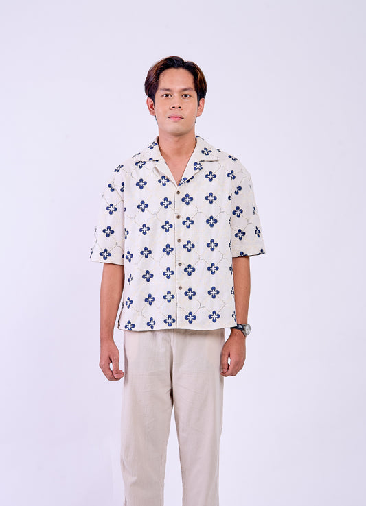 Linen Embroidered Shirt