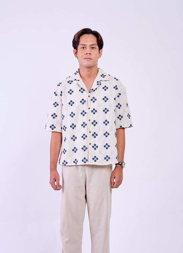 Linen Embroidered Shirt