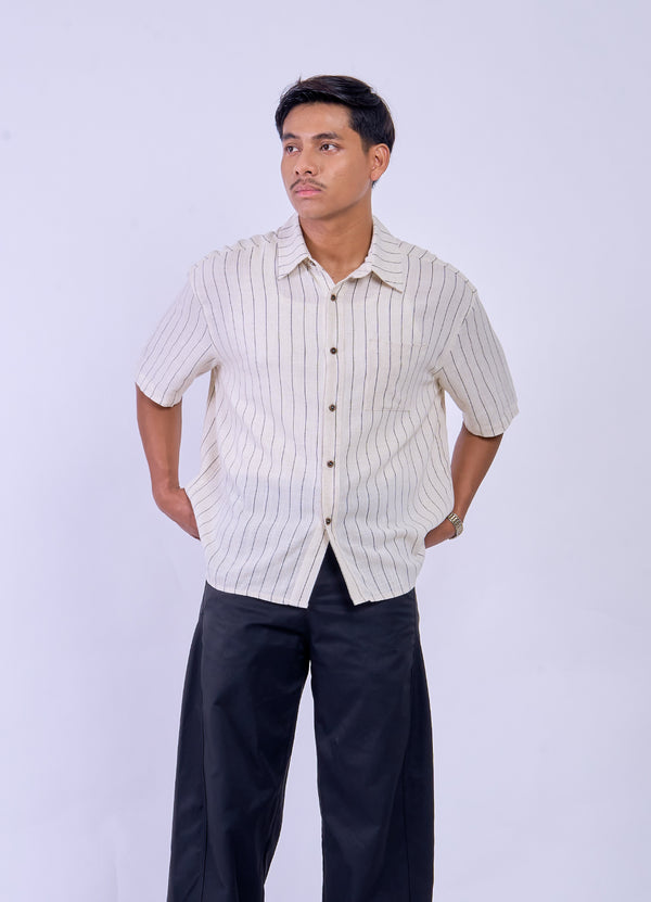 Langit Linen Stripe Shirt